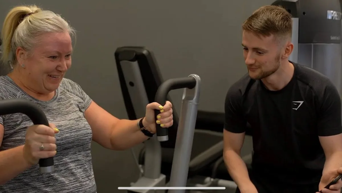 One-to-one coaching on the gym floor at The Good Gym MK